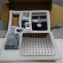 Shower Faucet set with Shower head, Wall Mount 10 Inch Square Rainfall Shower Head and Handle Set Single Handle Shower System Set with Female Threads Valve Body and Trim Included (Chrome) (Chrrome)