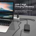 65W 45 Watt AC Adapter Compatible with Dell Laptop Charger USB C Computer Latitude 5420 7420 5540 5440 3540 7440 5450 5430 5520 5530 7430 E5430 E5440,XPS 13 Type C Power Cord