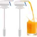 2Pack Automatic Drink Dispenser, Milk Dispenser for Fridge Gallon, Milk Gallon Dispenser, Can Prevent Milk Juice Beer Spill Proof, Suitable for Outdoor and Home Kitchens