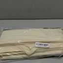 Criusia 3 Pack Sock Underwear Drawer Organizer Dividers, 64 Cell Fabric Foldable Cabinet Dresser Closet Organizers and Storage Boxes for Organizing Socks, Underwear, Ties (16+24+24 Cell, Beige)