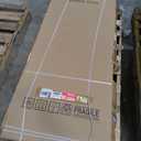 Shower Door,60" W x 74" H Frameless Shower Door, Double Sliding Shower Door with Premium 1/4" (6mm) Thick Tempered Glass, Stainless Steel, Matte Black