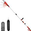 SHOHO Cordless Pole Saw Compatible with Milwaukee M18 Battery (Tool Only) | 8-Inch Electric Pole Saws for Tree Trimming, Extension to 14.8-Ft, Auto Lubrication System, 4-Angle Adjustable Head Pole Saw