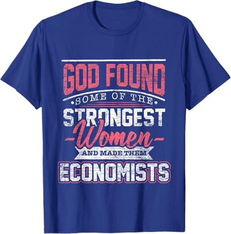 Economics Women Girls Funny Gift Idea Economist T-Shirt, L