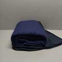 Topcee Weighted Blanket for Adults (20 lbs, 60" x 80") Queen Size Soft Cooling Heavy Blanket Sleeping, Apply to 190-210 lbs Body, Thick Breathable Blanket with Glass Bead, Easy Care (01-navy Blue)