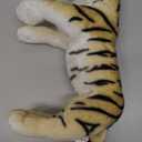 RoundFunny 15 Inch Stuffed Animal Tiger Easter Gifts Tigers Plush Realistic Wild Jungle Animals Tigers Toys for Girls Boys Birthday (Tiger)