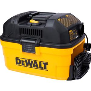 DEWALT DXV04T Portable 4 Gallon Wet/Dry Vacuum, Yellow
