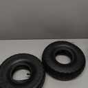 GICOOL 4.10/3.50-4 Replacement Tire and Inner Tube Set, 2 Pack, 10" Heavy Duty Tire and Tube, TR-13 Straight Valve Stem, for Hand Truck Trolley Dolly Garden Wagon Cart Wheel Replacement