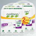 Nateen Super Ultra Incontinence Adult Diaper,X-Large,Waist Size 130-175cm,20 Count Adult Diapers,Disposable Underwear for Men&Women,Briefs with Maximum Absorbency,Leak Protection-4300ml Absorbency.
