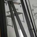 Pamray 32 Inch Small Computer Desk with Monitor Stand, Simple Office Desk with Headphone Hook for Small Spaces, Kids Study Writing Table for Bedroom, Marble