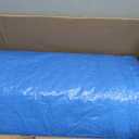 RAINDEWAY Large Tarps 24x36 Feet, 5.5 Mil - Multipurpose Waterproof Poly Tarp Cover with Metal Grommets and Reinforced Edges, Silver/Blue Tarp