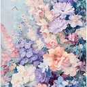 Flower Diamond Art Kits for Adults 12x16 Inch, 5D Diamond Art Paintings Kit for Adults Beginners, DIY Gem Painting Kits with Full Round Drill for Relaxation & Home Wall Decor