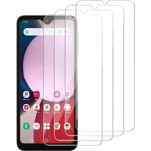 [4 Pack Glass Screen Protector Compatible for SamsungGalaxy A23 5G / SM-A236U [9H Hardness]-HD Screen Tempered Glass, Scratch Resistant, Easy Install [Case Friendly][Bubble Free]