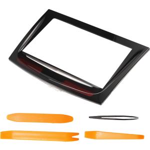 X AUTOHAUX 1 Set Touch Screen Display for CUE Infotainment System for Cadillac ATS CTS ELR Escalade SRX XTS 2013-2017 20867046 22912609 Gel Free Touch Screen Protector w/Trim Remove Tool