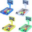 4 Pack Tabletop Basketball Game Toys, Basketball Party Favors Desk Games for Office for Adult to Reduce Stress, Gifts Idea Classroom Prizes for Kids Boys Girls