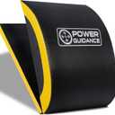 POWER GUIDANCE Ab Exercise Mat - Sit Up Pad - Abdominal & Core Trainer Mat for Full Range of Motion Ab Workouts (14.2" x 11.8", black #2)