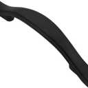 Alzassbg 10 Pack Flat Black Cabinet Pulls, 3 Inch(76mm) Hole Centers Cabinet Handles Arch Kitchen Hardware for Cabinets and Drawer AL3028MB