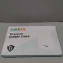 Titanium Cutting Board for Kitchen, Cutting Board Double Sided Food Grade, Pure Titanium/PP, Easy to Clean Large Size 1610 (15.6"L x 10.8"W, Silver)