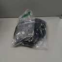 SWEETV Great Gatsby Lace Neck Flapper Dress - 1920s Dress for Women With Sleeve - Roaring 20s Costume (Small, Black-gold)