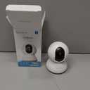 blurams Security Camera 2K, Baby Monitor Dog Camera 360-degree for Home Security (White + 64GB TF Card)