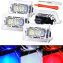 Upgrade Replacement Light Kit for Tesla Model 3 X S Y Interior Ambient Accessories Fit Footwell Lighting Trunk Frunk LED Door Puddle Lamp Glovebox Lights Brighten Up Easy DIY Install (White)