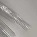 BENECREAT 3Pcs Acrylic Tube, 2" ID 2.2" OD 15.8" Acrylic Clear Pipe, Clear Rigid Round Pipe for Lamps, Aquariums and Water Cooling Systems