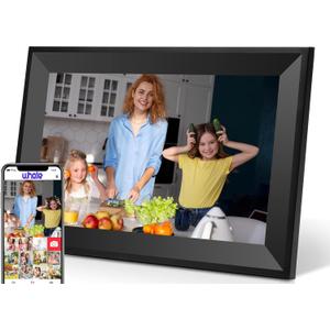 Digital Picture Frame 10.1 Inch HD Touch Screen Digital Photo Frame WiFi Enabled,16GB Storage,Auto-Rotate,Instant Sharing via Smartphone apps& Family Bonding-Gift Appeal (Matte black)