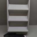 Amazon Basics Foldable Non-Slip Pet Stairs, Steps for Dogs and Cats, 14.6'' W x 22.75'' D x 19.5'' H, Grey