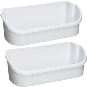 240356401 Refrigerator Door Bin Replace 240356402, AP2116036, PS430121，Compatible with Frigidaire Door Shelf Replacement Parts FFSS2614QE6A, FFSS2614QS4A, FFHS2611PFEA（2 pack）