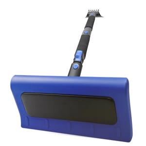 EcoNour 49" Snow Broom with Ice Scraper for Car Windshield & Windows | Scratch Free Snow Brush for Cars, Trucks & SUVs | Long Head Snow Rake Remover Perfect for Home and Car Roof