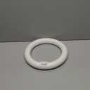 FloraCraft Extruded CraftFōM Wreath 1.7 Inch x 11.7 Inch White