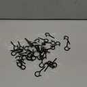 36 PCS Q-Hanger Hooks with Safety Buckle, Windproof Screw Hooks for Outdoor String Lights Hanging Christmas Lights, Plants, with 1 Wing Nut Driver (Black)