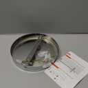 Arturesthome 7" Silver Ceiling Canopy Light Kit Rewind Single Hole with Hardware,Ceiling Plate for Pendant Lighting Chandelier, Screw Fixing on Both Sides