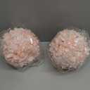 idyllic 8 Inches Artificial Flowers Roses, Kissing Flower Balls, DIY Wedding Bouquets Party Home Decorations, Set of 2, Pink