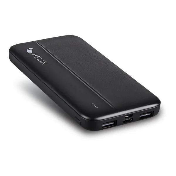 HELIX TURBO VOLT+ 10,000 mAh POWER BANK USB-C & USB-A Ports