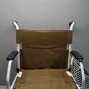 Medline Foldable Transport Chair w/Microban for Seniors & Post-Surgery Patients (300 lb. Weight Capacity), White