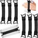 Weewooday 6 Pieces Mobile Phone Security Hand Strap Holder for 5.2-7.5 Inch Smartphones, Security Hand Grip Phone Accessory Universal Drop Prevention Elastic Bundle Grip Belt