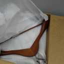 TOPIA HANGER Wide Shoulder Wooden Hangers, Suit Hangers with Non Slip Pants Bar & 360 Swivel Hook, Solid Wood Heavy Duty Coat Hanger, 10 Pack (Walnut)-CT02WA-10