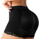 Nebility Butt Lifting Shapewear with Butt Pads - Padded Underwear for Women Booty Lifter Shorts Lace Hip Enhancer, M