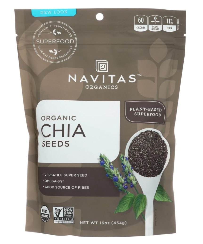 Navitas Organics Chia Seeds, 16 oz. Bag - BBD 10-2026