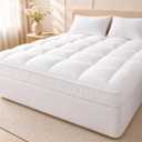 SafeRest CloudGuard - Full Size Hybrid Mattress Protector & Pad (Extra Padded) - Waterproof Quilted Pillow Top Mattress Cover - Thick, Plush & Fitted Mattress Topper for Bed