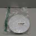 PATIKIL 6.5" Spring Ceiling Cover Plate, Recessed Light Trim Wall Mount Downlight Hole Cap Decorative Panel with Buckle Suitable for 4.9-6.1inch Round Hole Glass Ceiling Openings, White