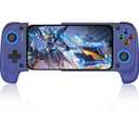 Mocagen Wireless Mobile Gaming Controller, Phone Controller for iPhone/Android with Big Grip,Led Light,Hall Effect Joysticks, Cell Phone Slide Controller for Handheld Gaming (Blue)