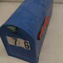 Architectural Mailboxes Parsons Medium Capacity, Plastic Post Mount Mailbox, Blue