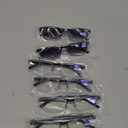 6 pack Executive Style Reading Glasses Men - Durable Readers with 99% Blue Light Blocking - Comfortable Fit with TR90 Frames