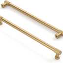 Asidrama 10 Pack 10 Inch(254mm) Champagne Bronze Cabinet Pulls Cabinet Handles Cupboard Handles Kitchen Cabinet Hardware for Cupboard Drawer Pulls