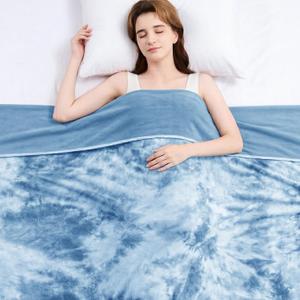 Topcee Cooling Blanket for Hot Sleepers, Absorbs Heat to Keep Body Cool for Night Sweats,100% Oeko-Tex Certified Cool Fiber, Breathable, Comfortable, Hypo-Allergenic, All-Season (90"x104"King Size).