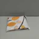 Boho Leaves Shower Curtain Beige Orange Leaves Natural Forest Shower Curtains for Bathroom Waterproof Polyester Fabric Bath Curtain 72 x 72 Inch with 12 Hooks (Orange,yellow,blue)