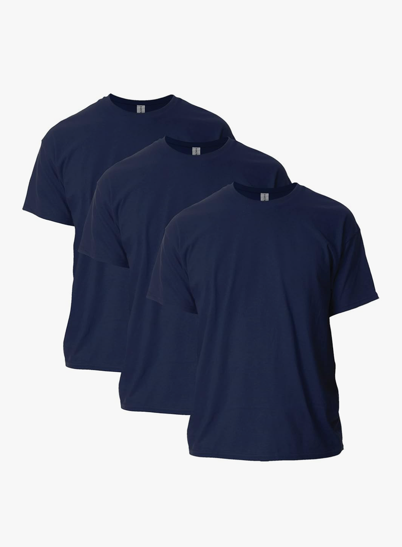 Gildan Unisex Adult Ultra Cotton T-Shirt, Style G2000, Multipack 2 Pcs Size L