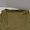 Moskill Long Sleeve Tshirt Dresses for Women with Pockets Casual Loose Swing Dress (X-Large, 70-army Green)