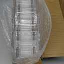 Yieach 8 Pack 3.2 Inch Shallow Acrylic Drawer Dividers for Clothes -Expandable from 15-21''- Adjustable Drawer Dividers for Baby Clothing,Sock,Underwear,Clear in Drawer Separators for Dresser,Kitchen